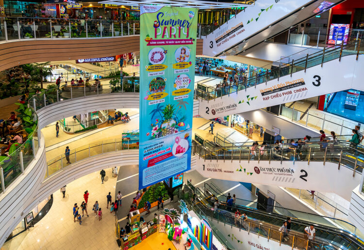 ホーチミンのショッピングモール